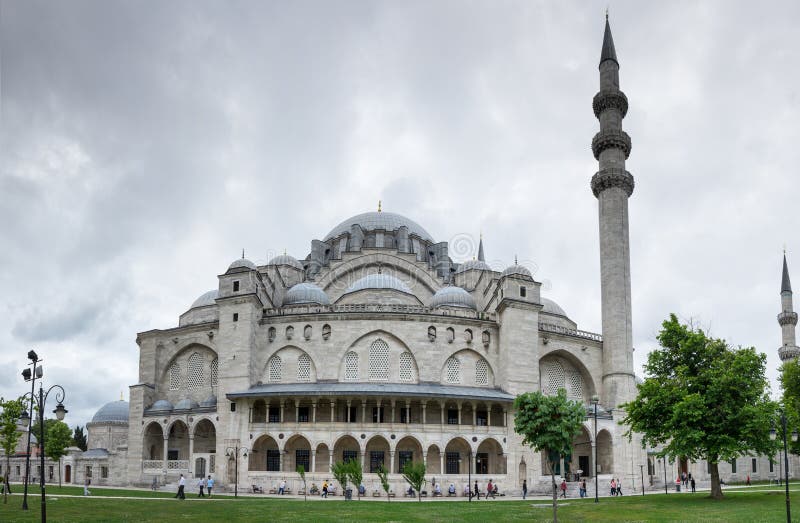 The Suleymaniye Mosque stock image The Suleymaniye Mosque stock image