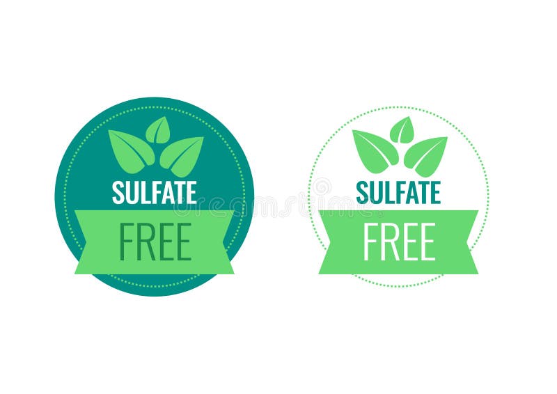 Sulfate Free sign or stamp symbol. Vector illustration