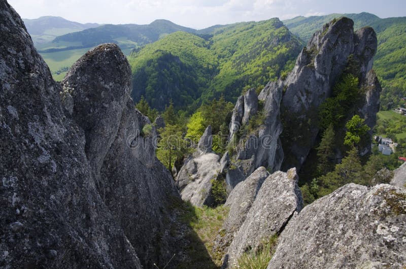 Súľovské skaly a hory, Slovensko