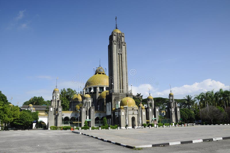 Sultan Sulaiman Mosque I Klang Fotografering för ...