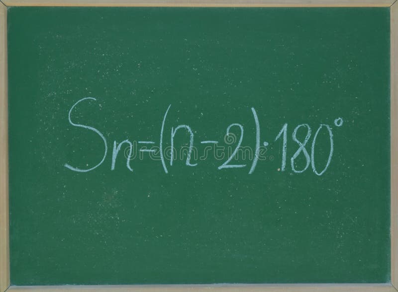 sum of interior angles of regular polygon formula