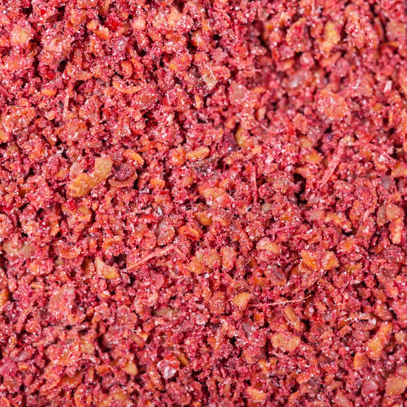 Sumac ( Sumach, Rhus) Spice Close Up Stock Image Image of powder