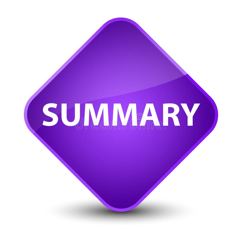 Summary Elegant Purple Diamond Button Stock Illustration Illustration
