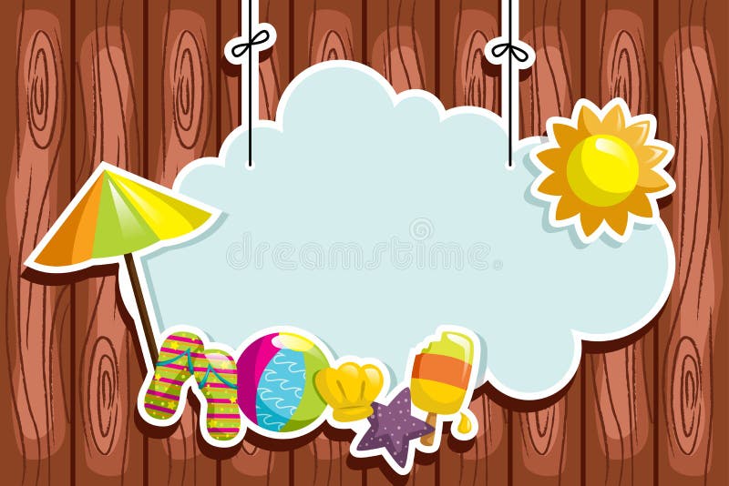 Summer background royalty free illustration Summer background royalty free illustration