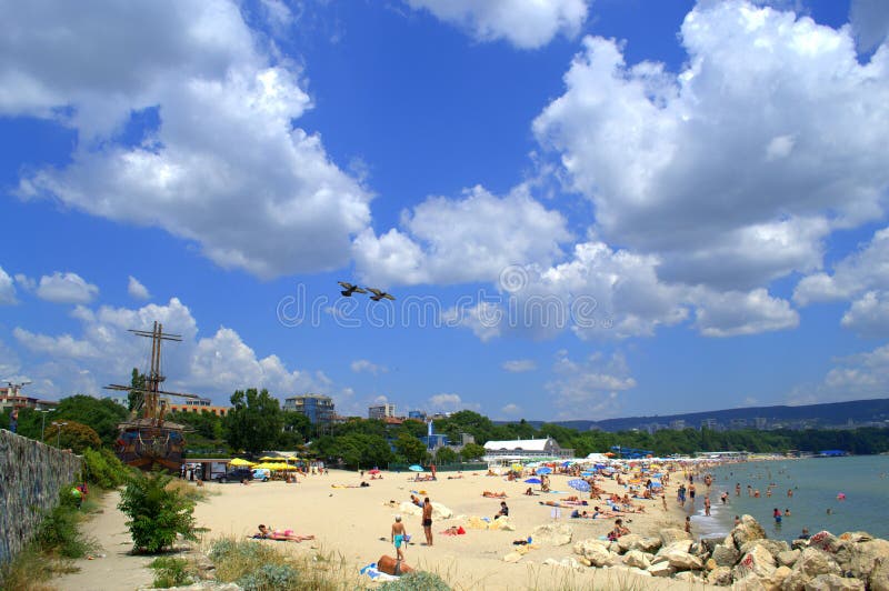 Summer Beach,Varna Bulgaria Editorial Stock Photo - Image of bulgaria ...