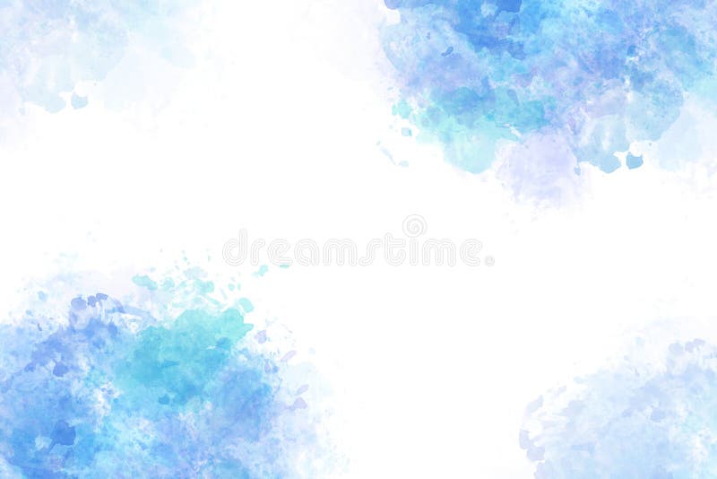 Summer blue water splash abstract or watercolor paint background stock illustration Summer blue water splash abstract or watercolor paint background stock illustration