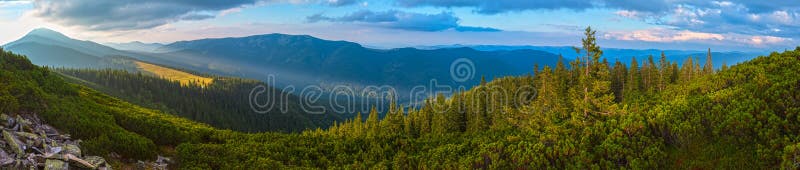 Summer Carpathian mountain, Ukraine royalty free stock images Summer Carpathian mountain, Ukraine royalty free stock images