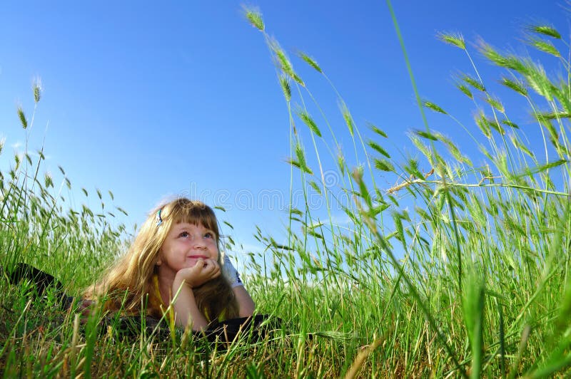 Summer dream in the grass