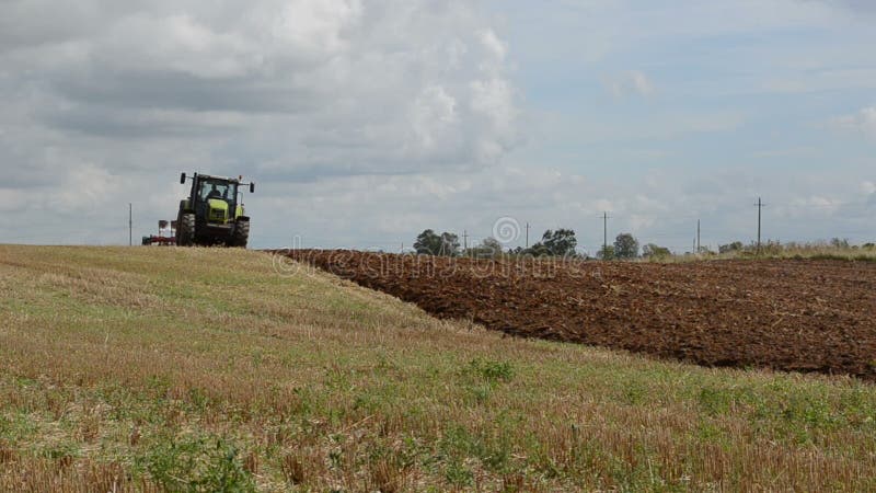 Summer end works in agriculture field.