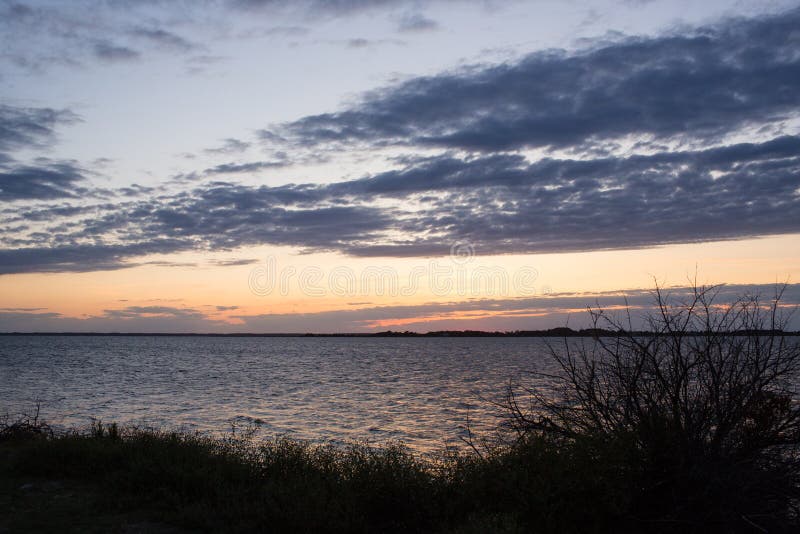 Summer Sunset East Coast Bay Stock Photo Image of ocean, summer