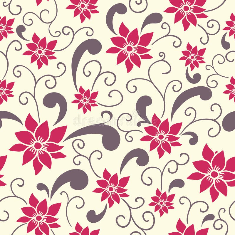 Summer floral pattern