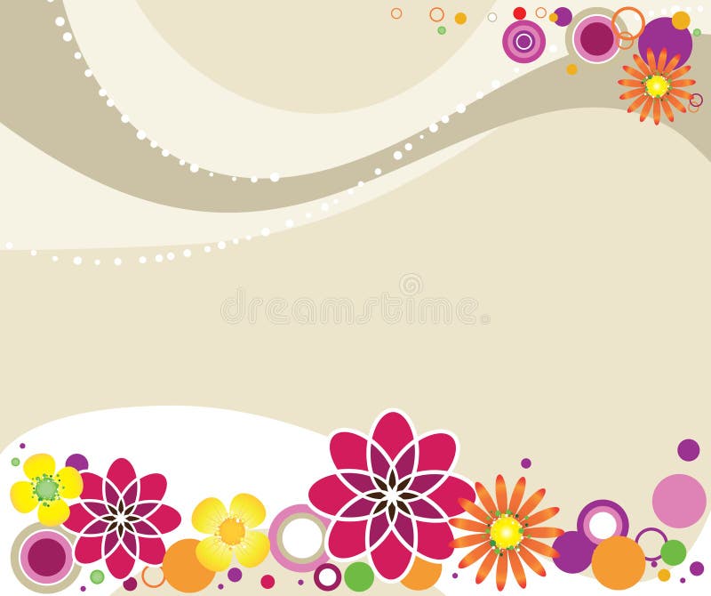 Summer greeting card. stock illustration Summer greeting card. stock illustration