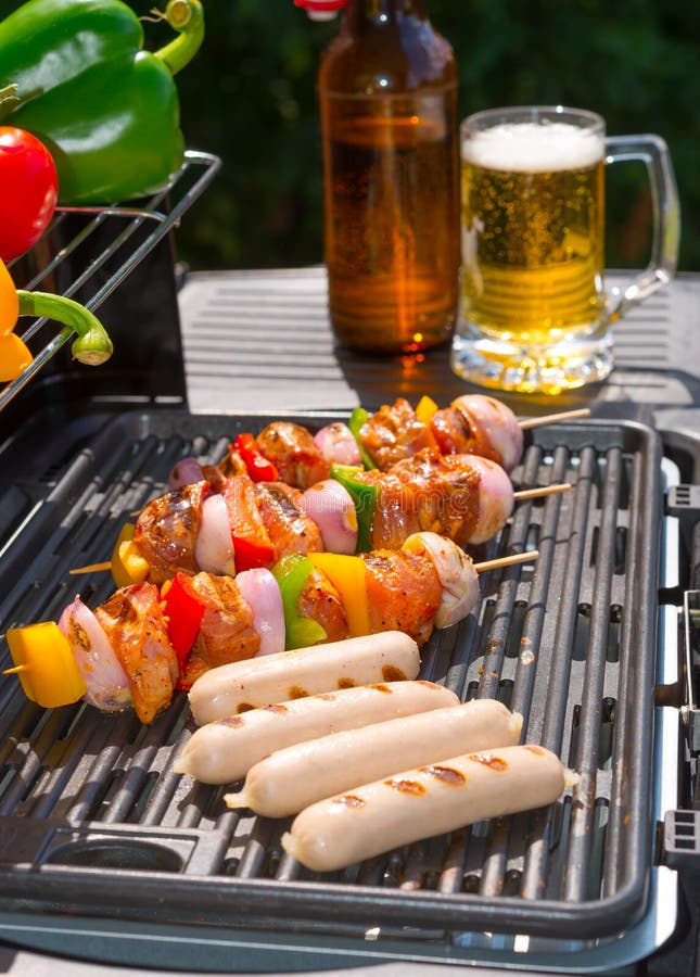 Summer grill party stock photo. Image of pepper, pork - 32389494