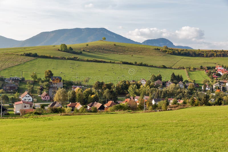 Summer hills close to Liptovsky Trnovec village, Slovakia.