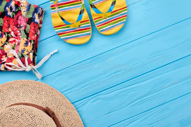 Summer Holiday Fashion Concept. Stock Photo - Image of closeup, bright ...