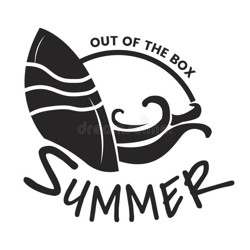 Summer and holiday typography illustration royalty free illustration Summer and holiday typography illustration royalty free illustration