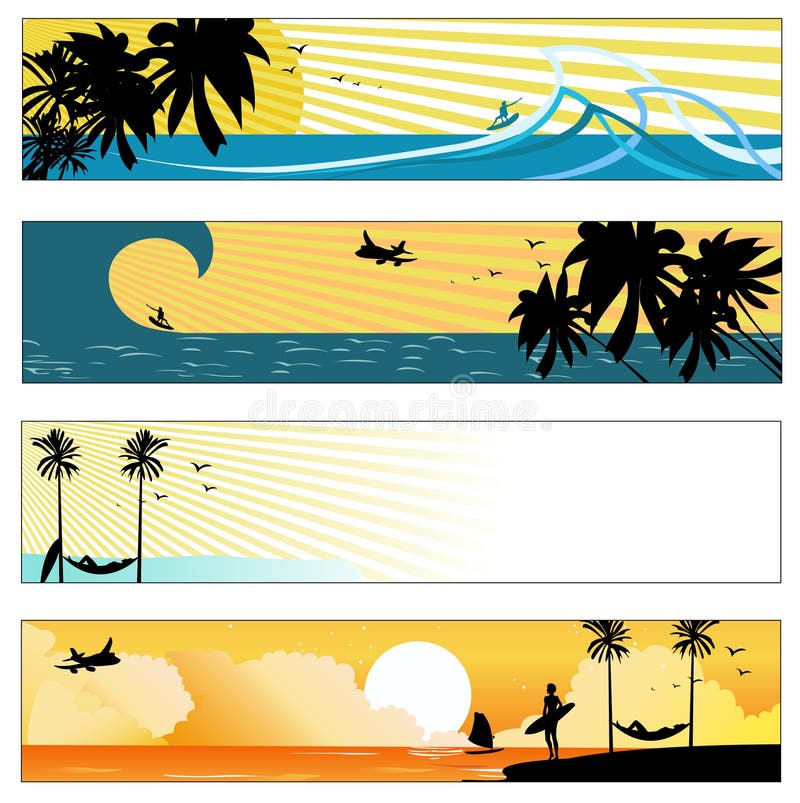 Summer holidays vector illustration