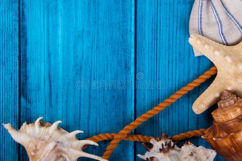 Summer holidays blue background with space for advertising and maritime theme stock photos Summer holidays blue background with space for advertising and maritime theme stock photos
