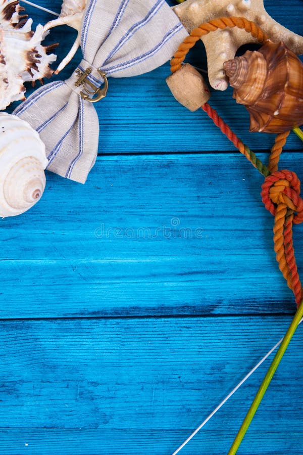 Summer holidays blue background with space for advertising and maritime theme stock photography Summer holidays blue background with space for advertising and maritime theme stock photography