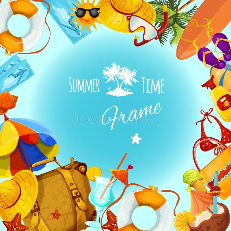 Summer Holidays Frame