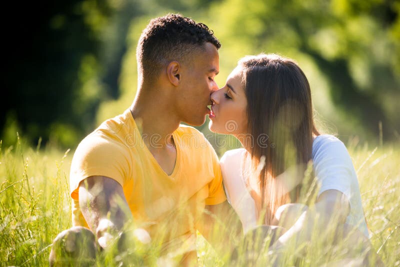 Hot summer kiss! stock photo. Image of dating, lifestyle - 9375582