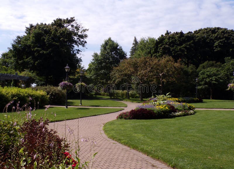 Park Landscape stock image. Image of landscape, trail 252850091