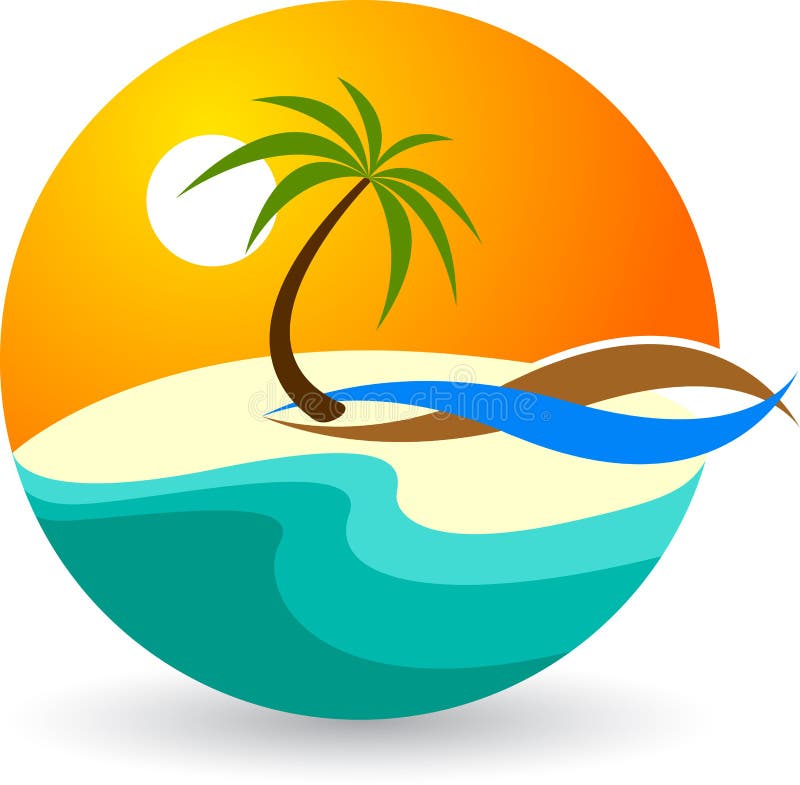 Summer logo stock illustration