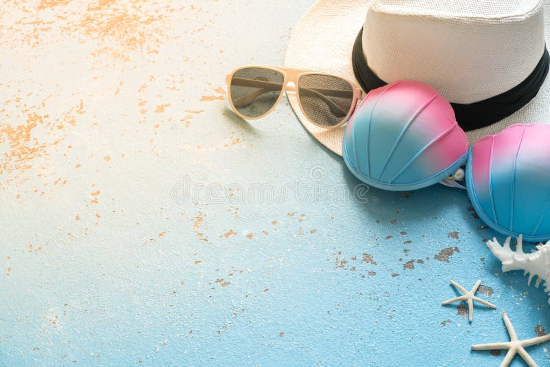 Summer Mock Up on Wooden Panel for Blackground. Stock Photo - Image of ...
