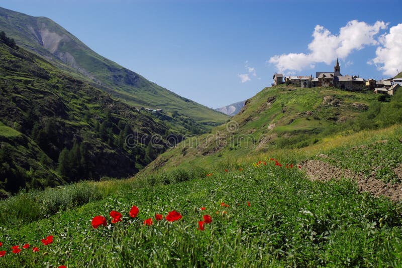 summer mountain landscape