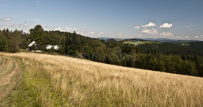 Letní horské panorama