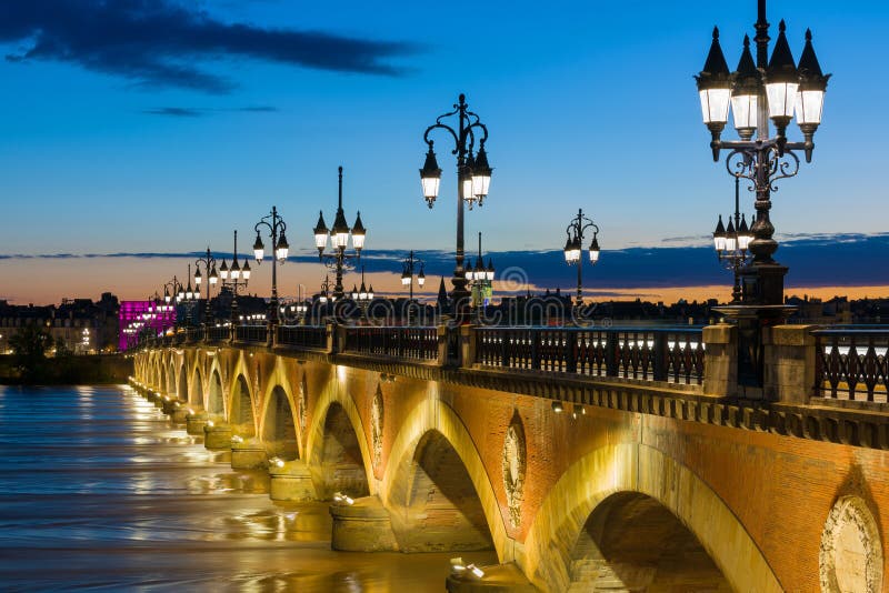 Summer night in Bordeaux