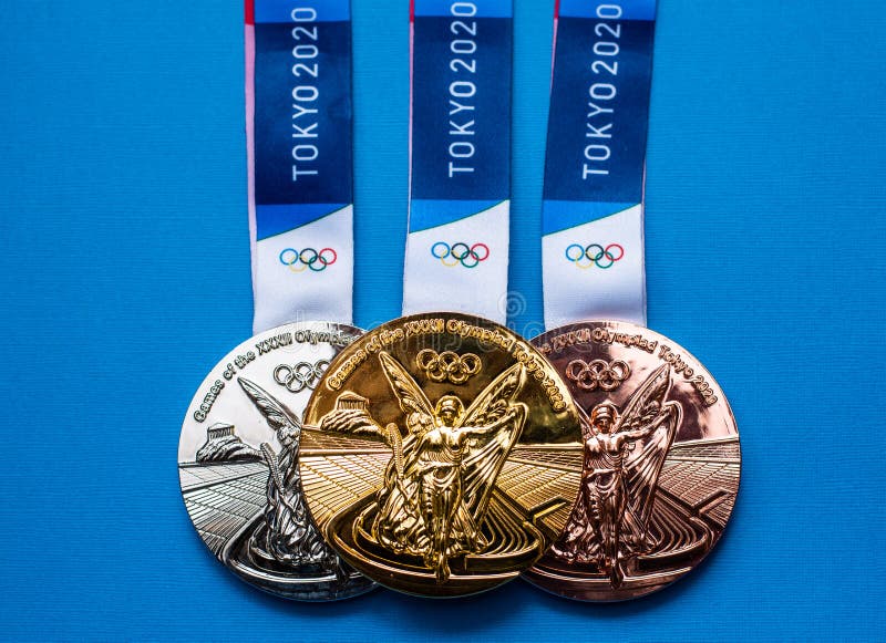 The most medals. Картинка медали Токио.