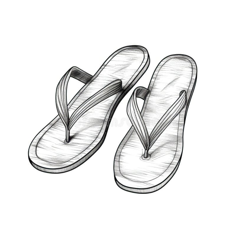 Flip Flop Outline Stock Photos - Free & Royalty-Free Stock Photos from ...