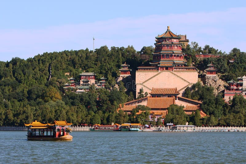 Summer palace is the garden of the emperor of the Qing dynasty.