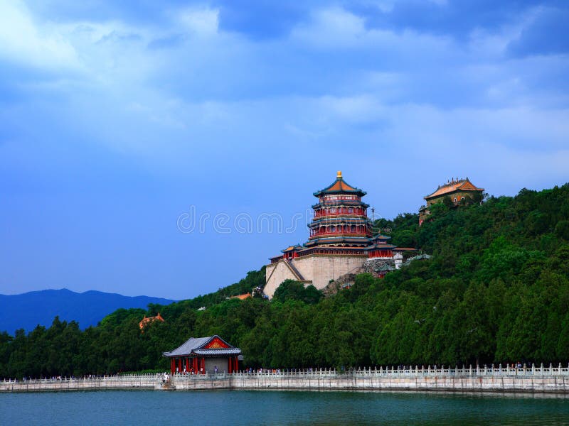 The Summer Palace is one of the biggest royal garden in China. This pagoda is the most representative architecture in the Summer Palace.