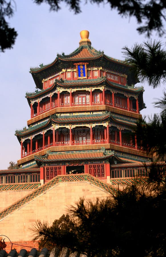 Temple in the Summer Palace, beijing.