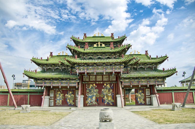 The summer Palace in Ulan Bator, Mongolia. The summer Palace in Ulan Bator, Mongolia