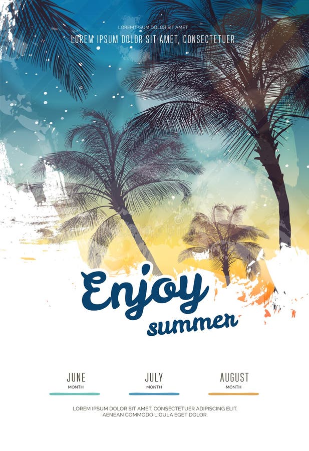 modern summer flyer design posters modern and summer selo l ink co