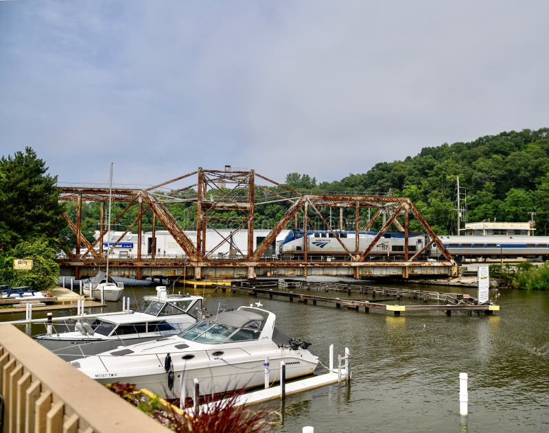 Michigan City Railroad Bridge Over Trail Creek 3