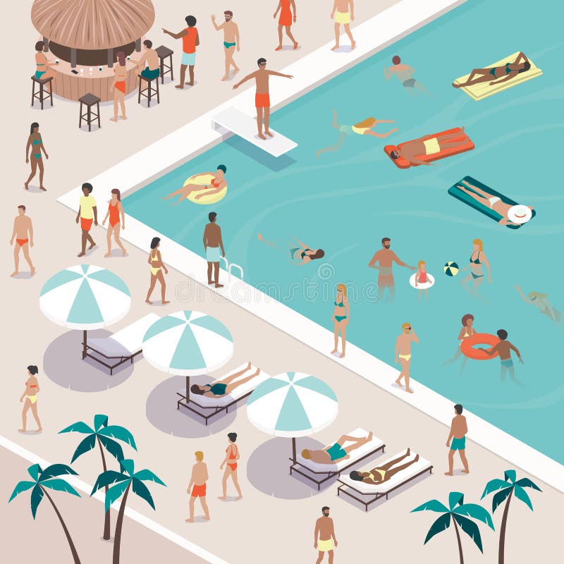 Pool Party Stock Illustrations – 17,569 Pool Party Stock