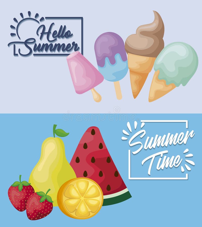 Ice Creams Poster Stock Illustrations 579 Ice Creams Poster Stock