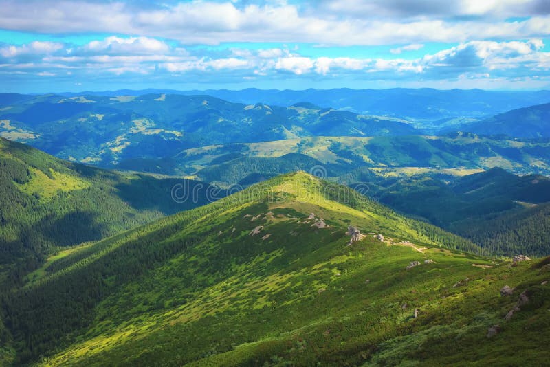 Nice view of the Montenegrin ridge