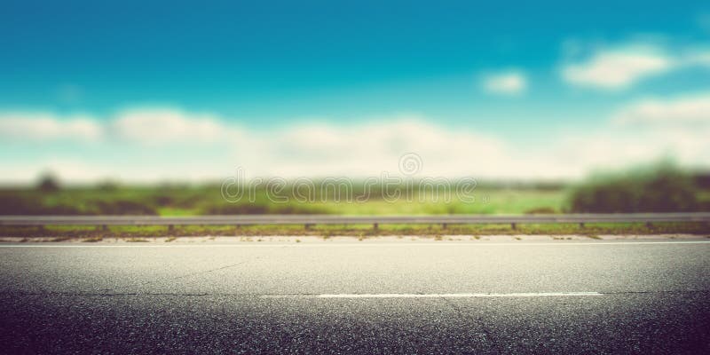 Summer Road Background Panoramic Stock Photo - Image of transportation,  tilt: 131818684