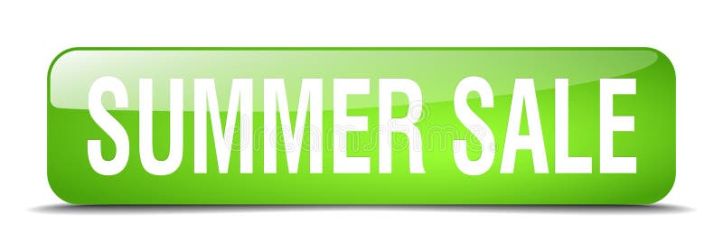 Summer sale button royalty free illustration