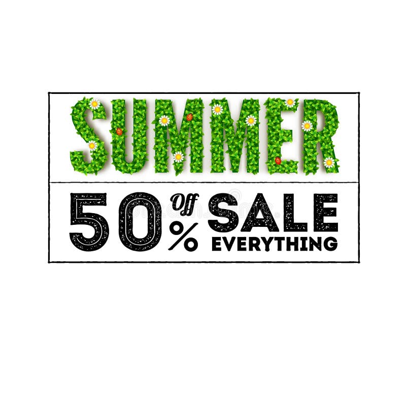 Summer sale.