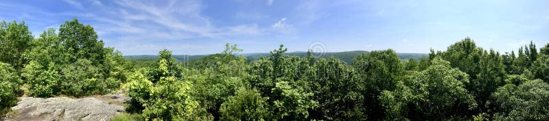 Summer scenic view from the Mattatuck Trail