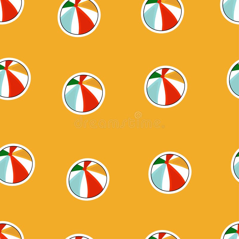 Beach Balls Pattern Stock Illustrations 666 Beach Balls Pattern Stock
