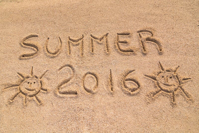 Summer 2016 sign stock photos Summer 2016 sign stock photos