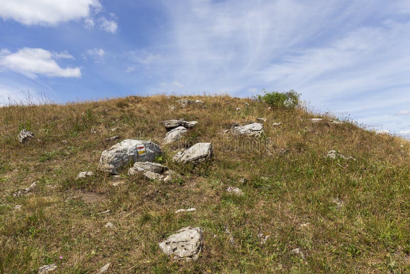 Summer Slovak Mountain Great Fatra, Velka Fatra, peaks Nova Hola 1361 m and Zvolen 1403 m, views from them, Slovakia