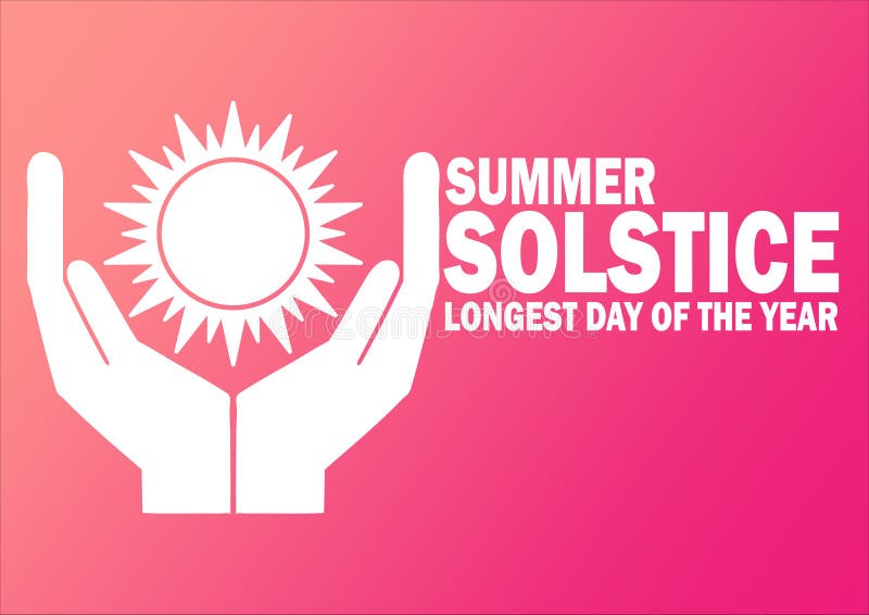 Summer Solstice Longest Day Of The Year Stock Illustration Illustration Of Holiday Sunlight